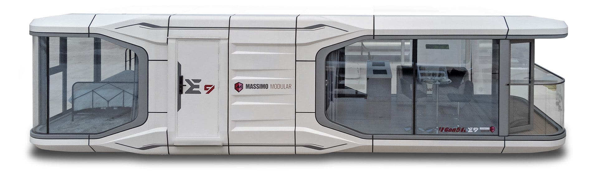 Futuristic modular living space design