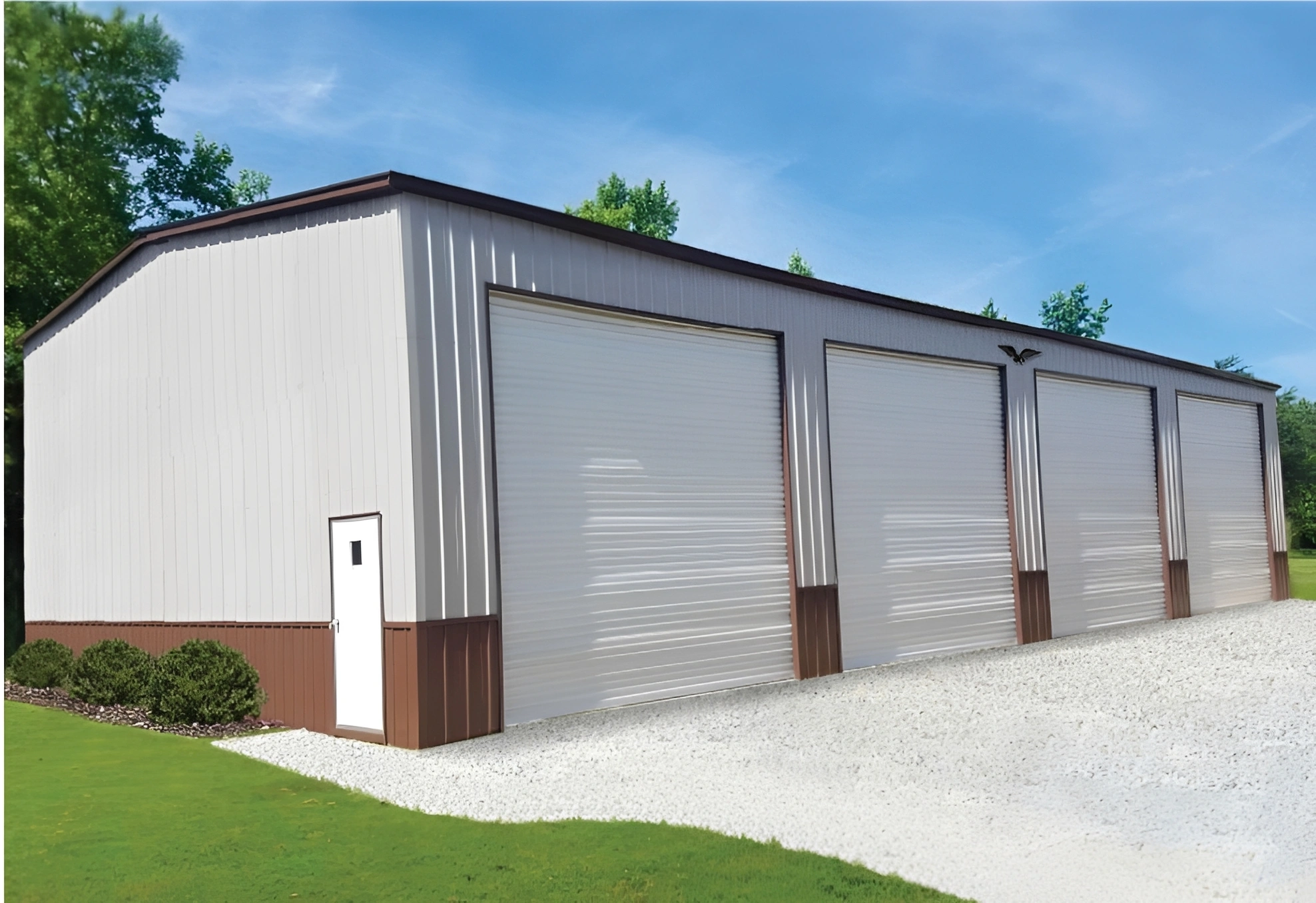 Industrial storage building exterior