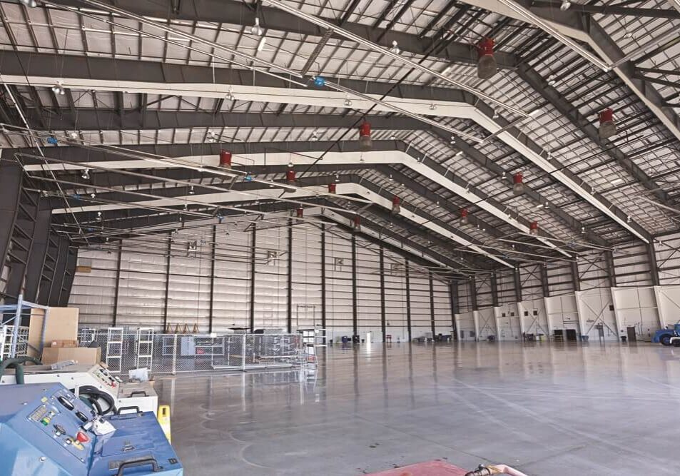 Large empty storage facility